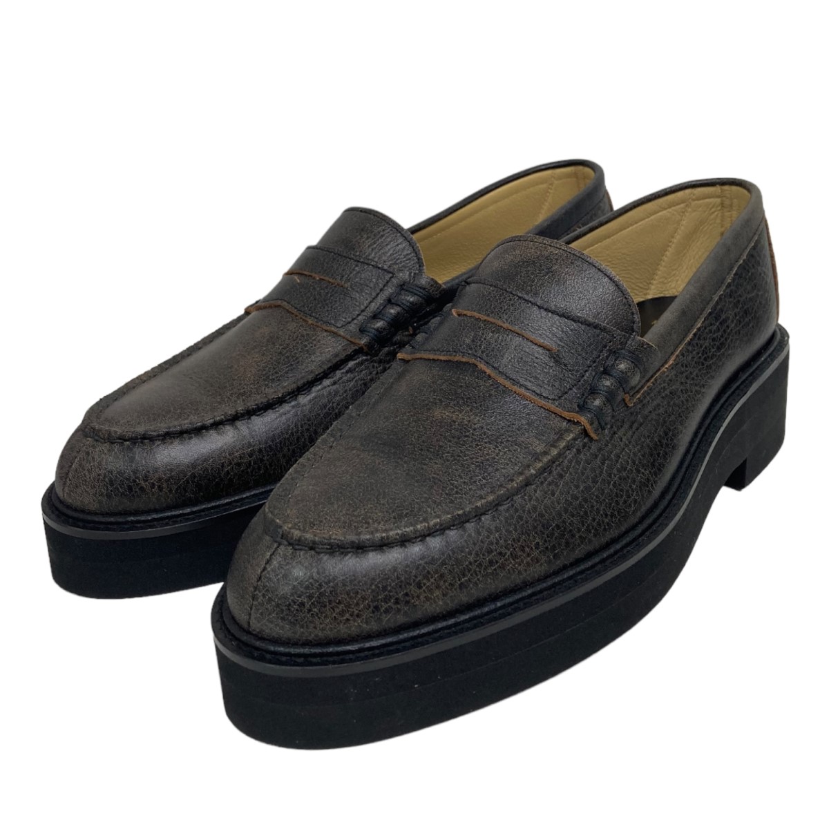 再追加販売 KEISUKEYOSHIDA × HARUTA ・ bended loafer - 通販