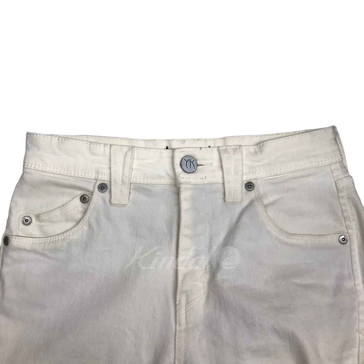 GINGER掲載商品】 YANUK slim tapered RUTH スリムテーパードパンツ ...