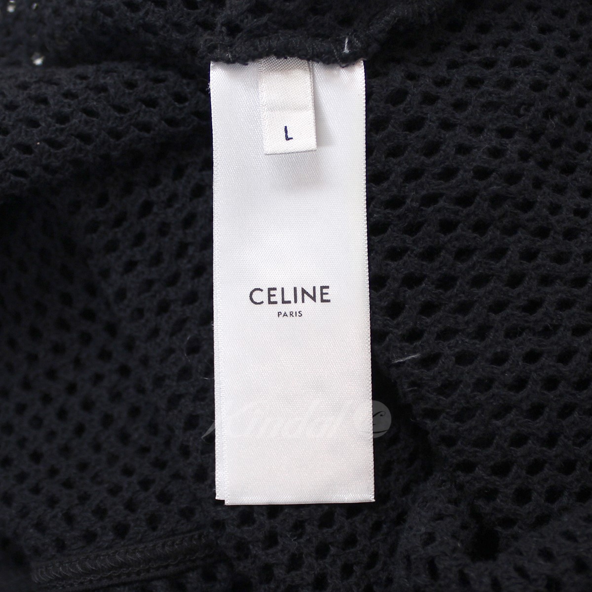 ヴィンテージ復刻 CELINE ルーズメッシュロゴtシャツ - 通販