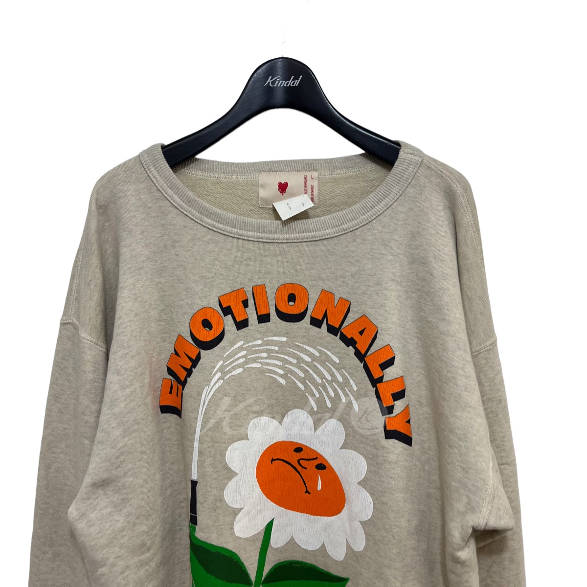 Emotionally unavailable 21AW アイボリー クルーネックフラワー