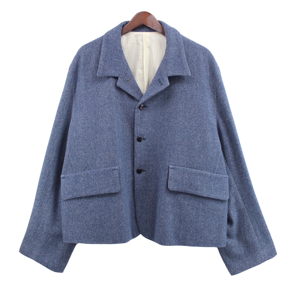 卸売 URU20AW WOOL DENIM 4 BUTTON JACKET - Indigo ジャケット