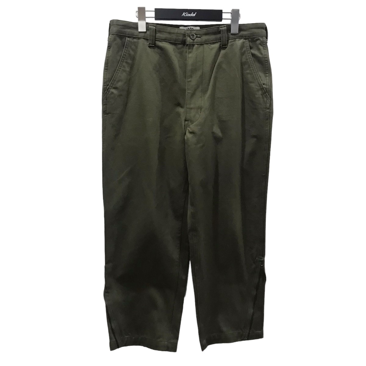 EYe COMME Des GARCONS JUNYA WATANABE MAN 裾ジップチノパンツ ARMY