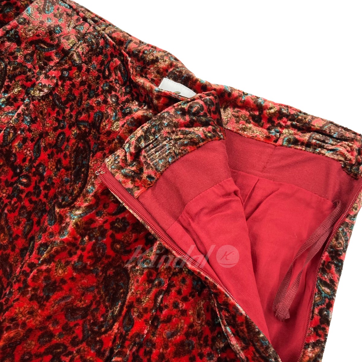 即納送料無料! 6 ROKU BEAUTY YOUTH VELOURS PAISLEY WIDE PANTS