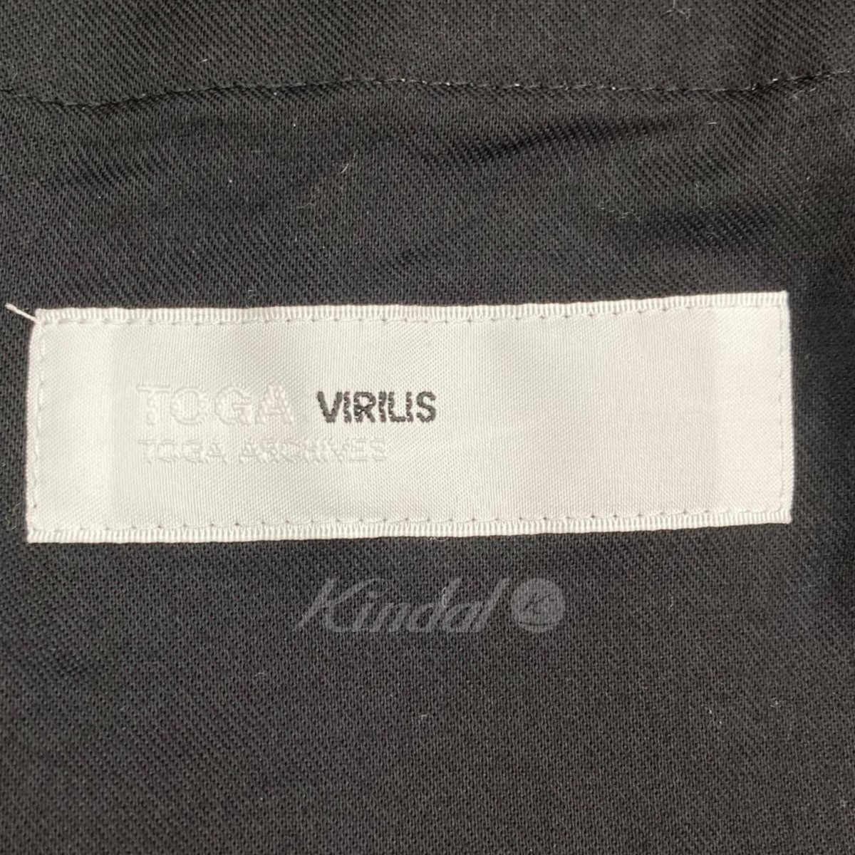 TOGA VIRILIS 21AW「Velvet Stripe Pants」ベルベットストライプパンツ