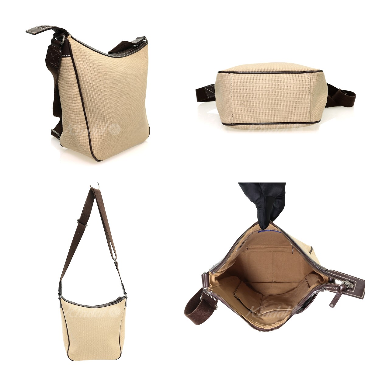 【中古】BURBERRYBLUELABELショルダーバッグベージュ【010123】(バーバリーブルーレーベル)