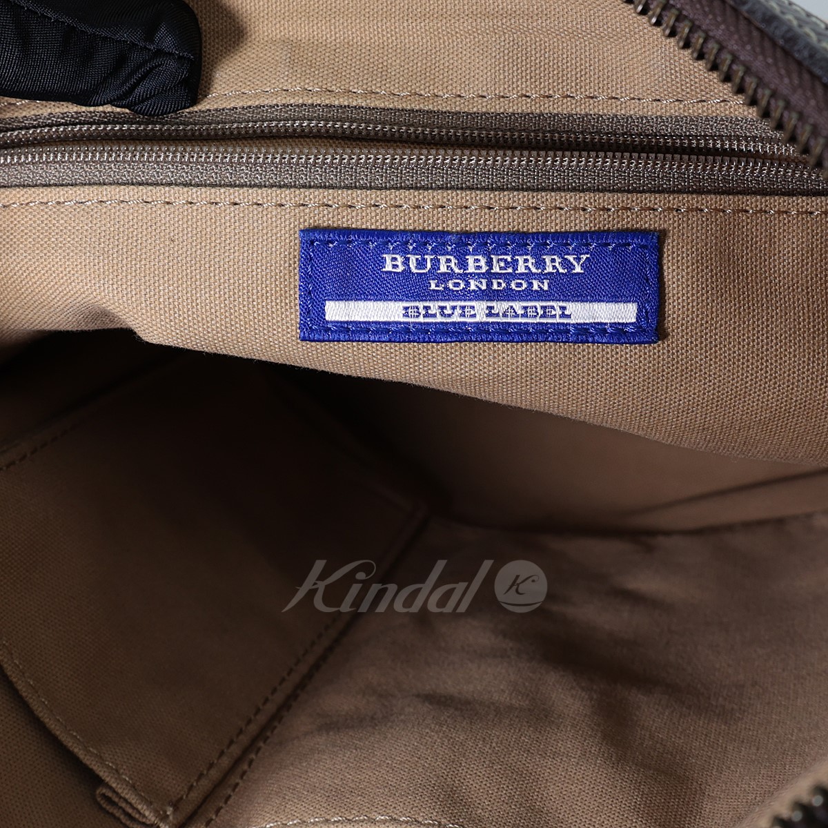 【中古】BURBERRYBLUELABELショルダーバッグベージュ【010123】(バーバリーブルーレーベル)