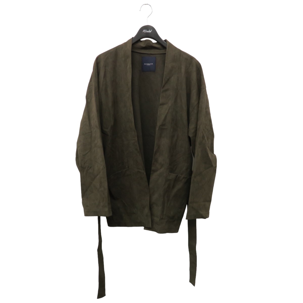 日本産 RAINMAKER ECO SUEDE BELTED JACKET エコスウェードベルテッド