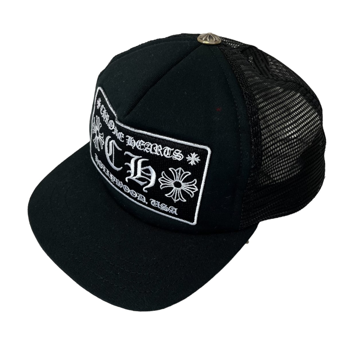 堅実な究極の CHROME HEARTS CH TRUCKER CAP CHパッチクロスボール付