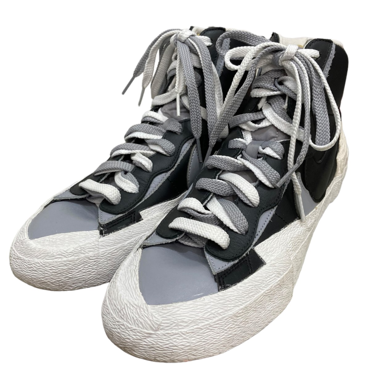 流行に sacai×NIKE BLAZER MID SACAI ブレザースニーカー ブラック