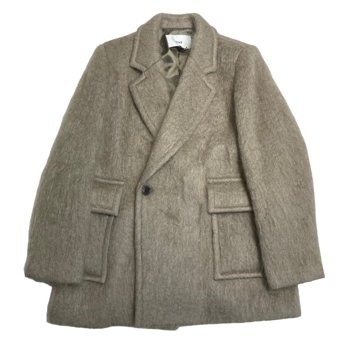 記念日 HYKE ×Edition 22AW Mohair Double Breasted Coat ジャケット