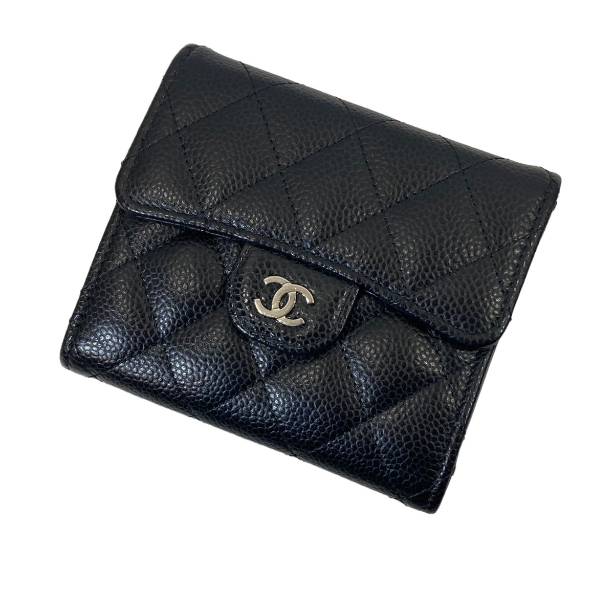 CHANEL 折りたたみ財布 ブラック | tspea.org