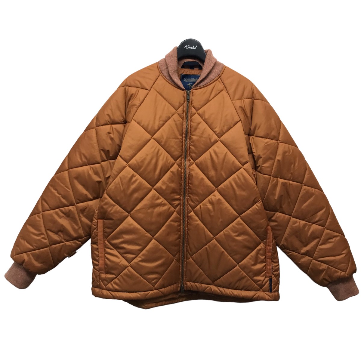 アイボリー×レッド ラベンハム ビームス別注 LAVENHAM キルティング