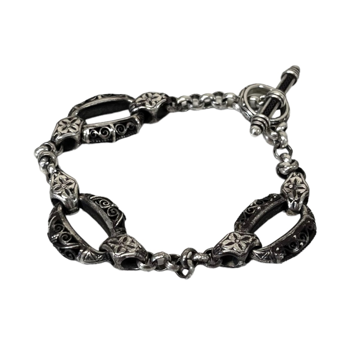 【楽天市場】【中古】Gerochristo Classic Bracelet クラシックブレスレット シルバー サイズ：- 【080223