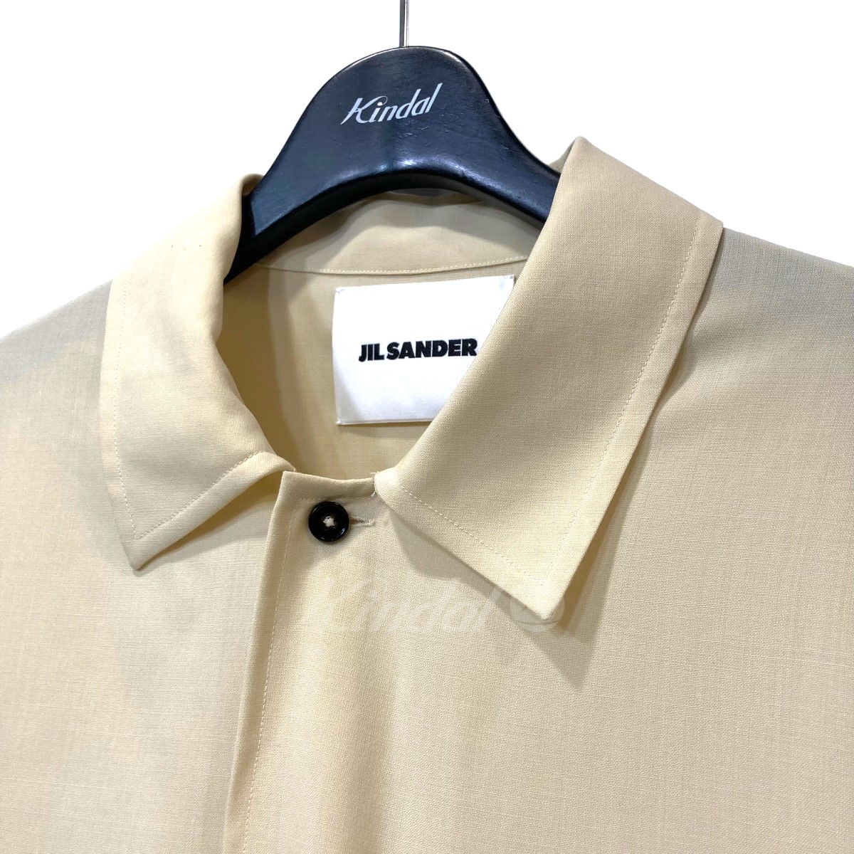 JIL SANDER 20AW「WOOL SHIRT」ウールシャツ ベージュ サイズ トップス