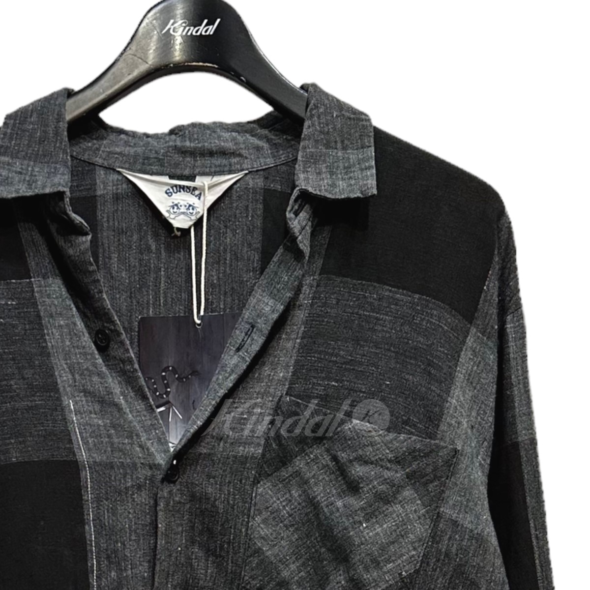 SUNSEA 22SS/Johnny D.Linen Shirt シャツ グレー サイズ トップス ...