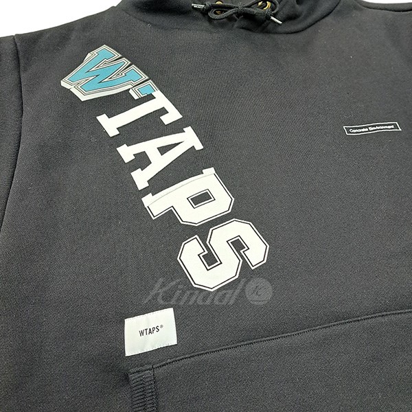 WTAPS 20AW KATZ HOODED COPO ブラック プリントスウェットプル