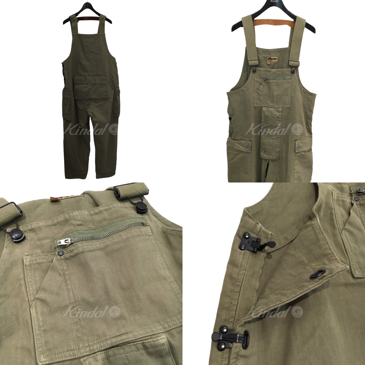 NIGEL CABOURN LYBRO カーキ 「NAVAL DUNGAREE」ミリタリー