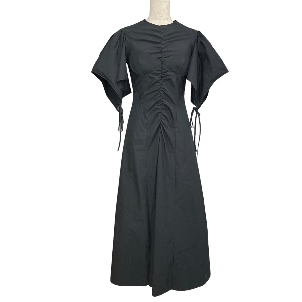 中古】FETICO 「FETICO DRAPED SLEEVE SHIRT DRESS」ギャザー