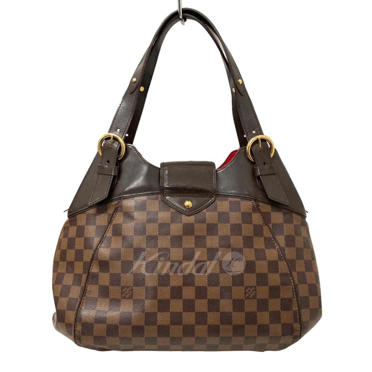 LOUIS VUITTON システィナPM ダミエハンドバッグ N41542 ブラウン