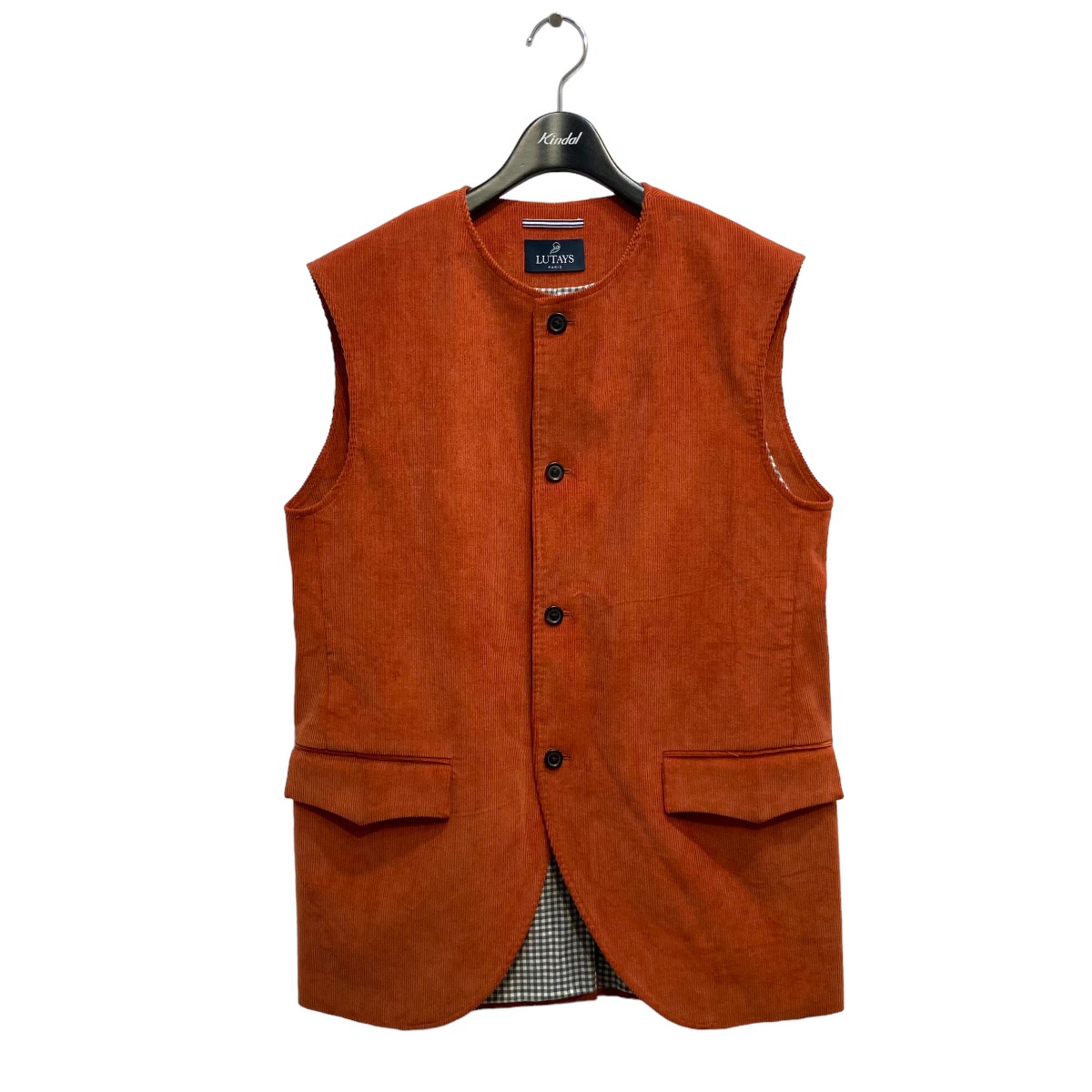 最大92%OFFクーポン LUTAYS Valmont Corduroy Vest コーデュロイベスト