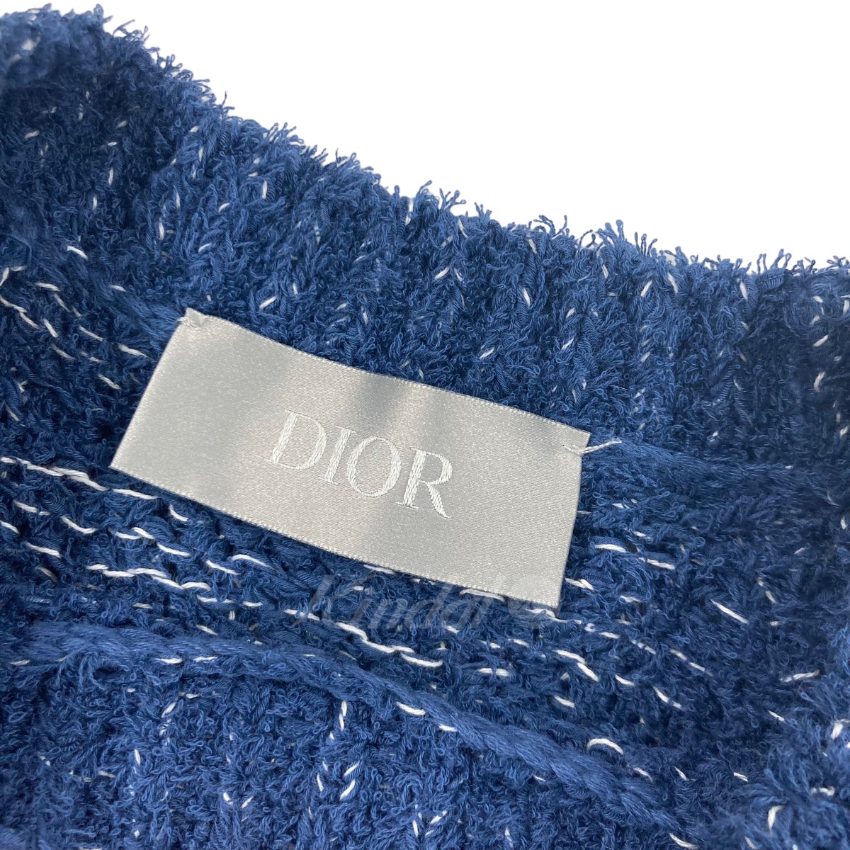 Dior ロゴ刺繍半袖ニット ブルー サイズ トップス | dermascope.com