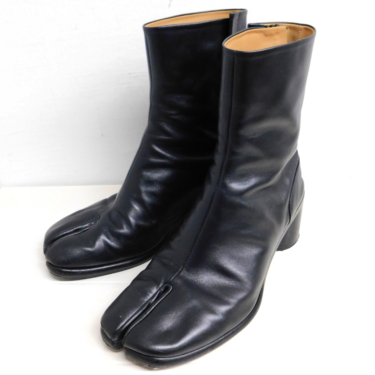 楽天市場】【中古】Maison Margiela 22 レザー足袋ブーツ ブラック