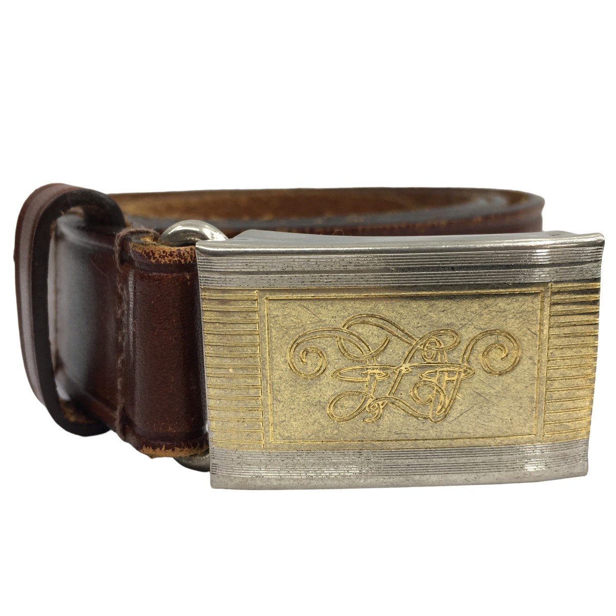 【楽天市場】【中古】At Last＆Co． INITIAL BELT ロゴ イニシャル