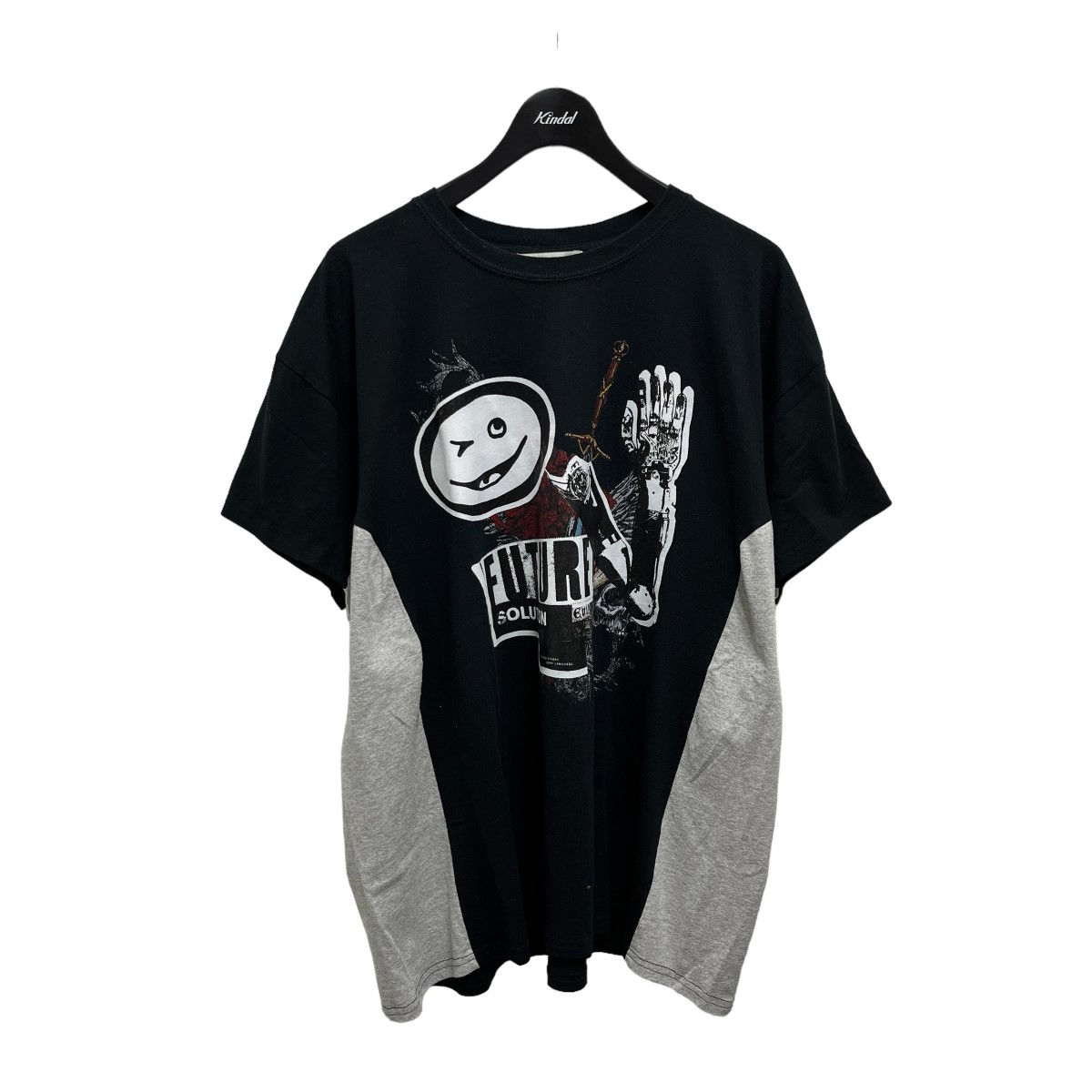 【中古】 LIAM HODGES　 Future Solutions Tシャツ ブラック サイズ：XL 【020623】（リアム ホッジス）