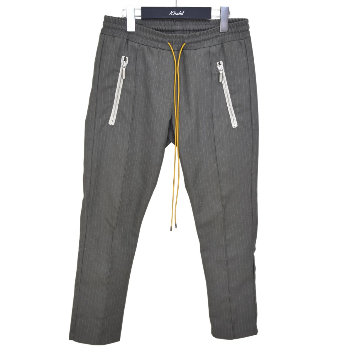 【中古】 RHUDE PIN STRIPE PANT ピンストライプ イージー トラウザーズ グレー サイズ：S 【価格見直し】
