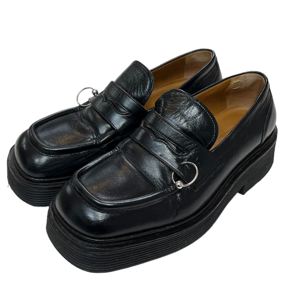 楽天市場】【中古】MARNI「MOCCASIN SHOES」ローファー ブラック