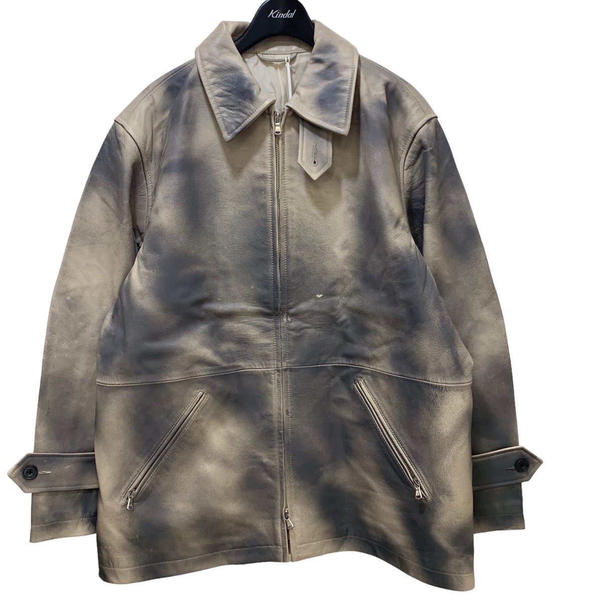 【YOKE】GOAT LEATHER ZIP BLOUSON