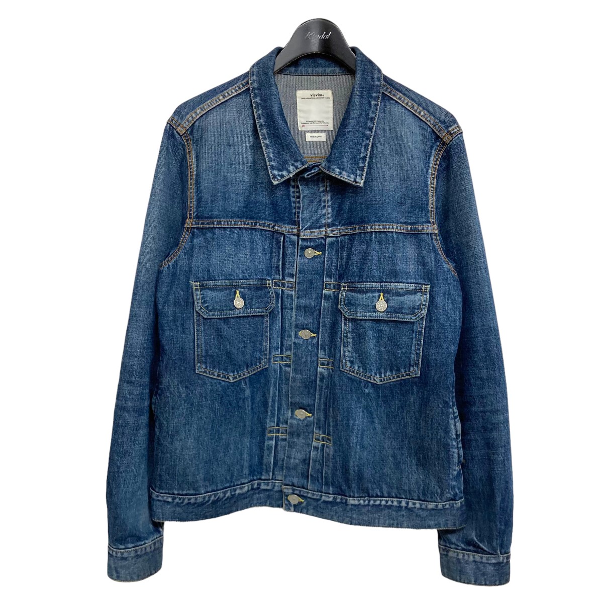 【楽天市場】【中古】VISVIM 「SS 101 JKT DMGD-1001」 デニムジャケット インディゴ サイズ：4 【241023 ...