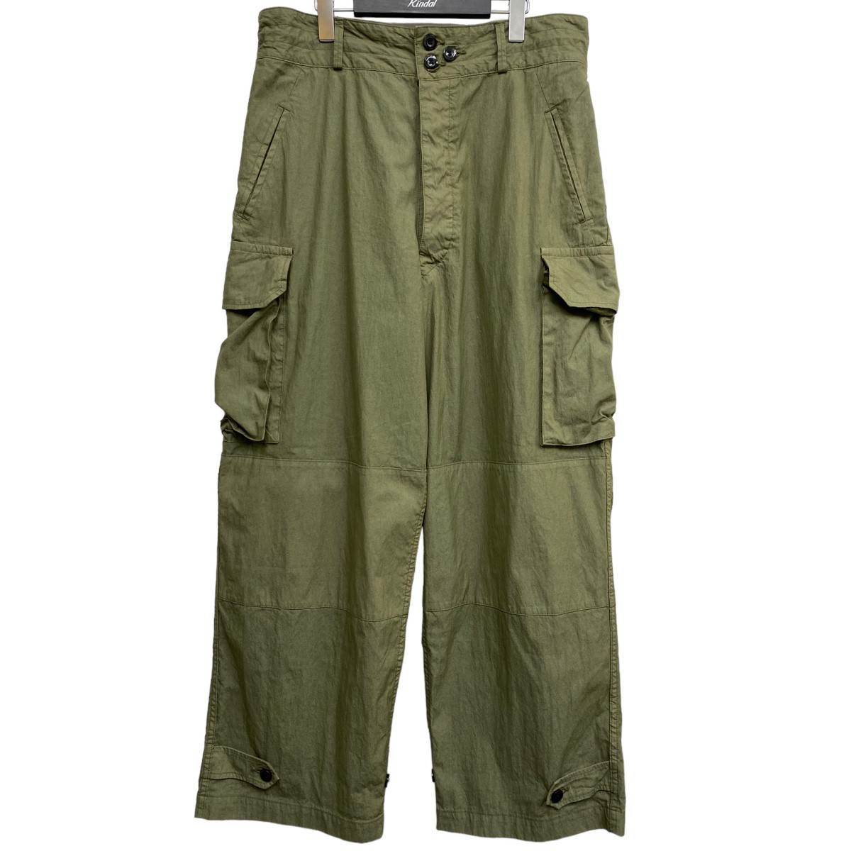 【楽天市場】【中古】OUTIL 23SS pantalon chasellesミリタリーM47ワイドパンツ カーキ サイズ：3(88cm