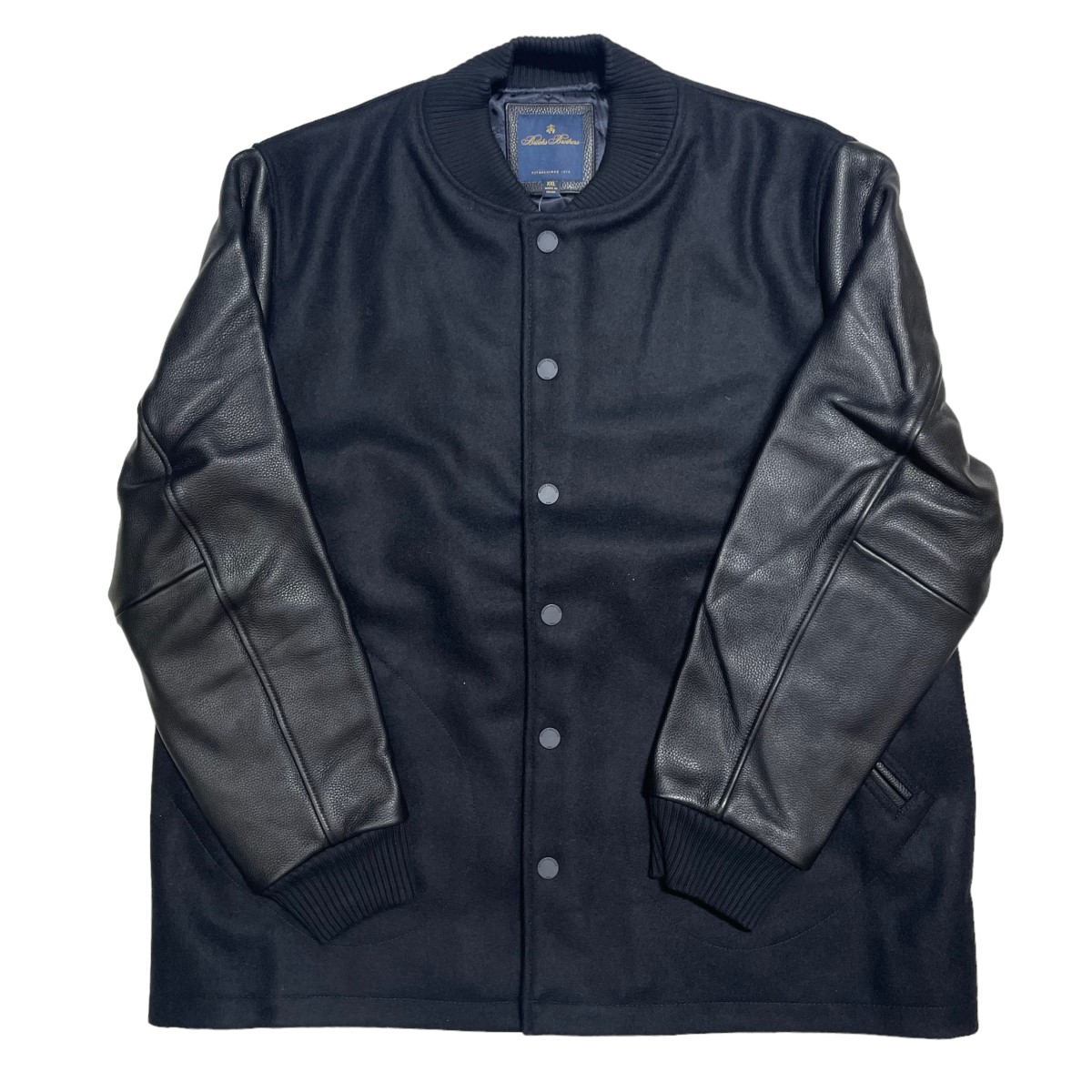 【楽天市場】【中古】BROOKS BROTHERS EDIFICE別注 2021AW Varsity Jacket スタジャン ブラック