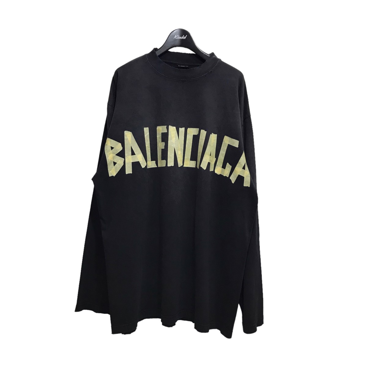 【楽天市場】【中古】balenciaga 23ss ｢tape Type｣ ヴィンテージロゴカットソー739783 Tova9 グレー サイズ