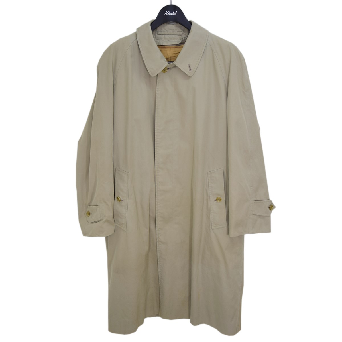 バーバリー　ステンカラーコート　38 三陽商会 希少！バーバリー ステンカラーコート 英国製 特別仕様 三陽商会別注