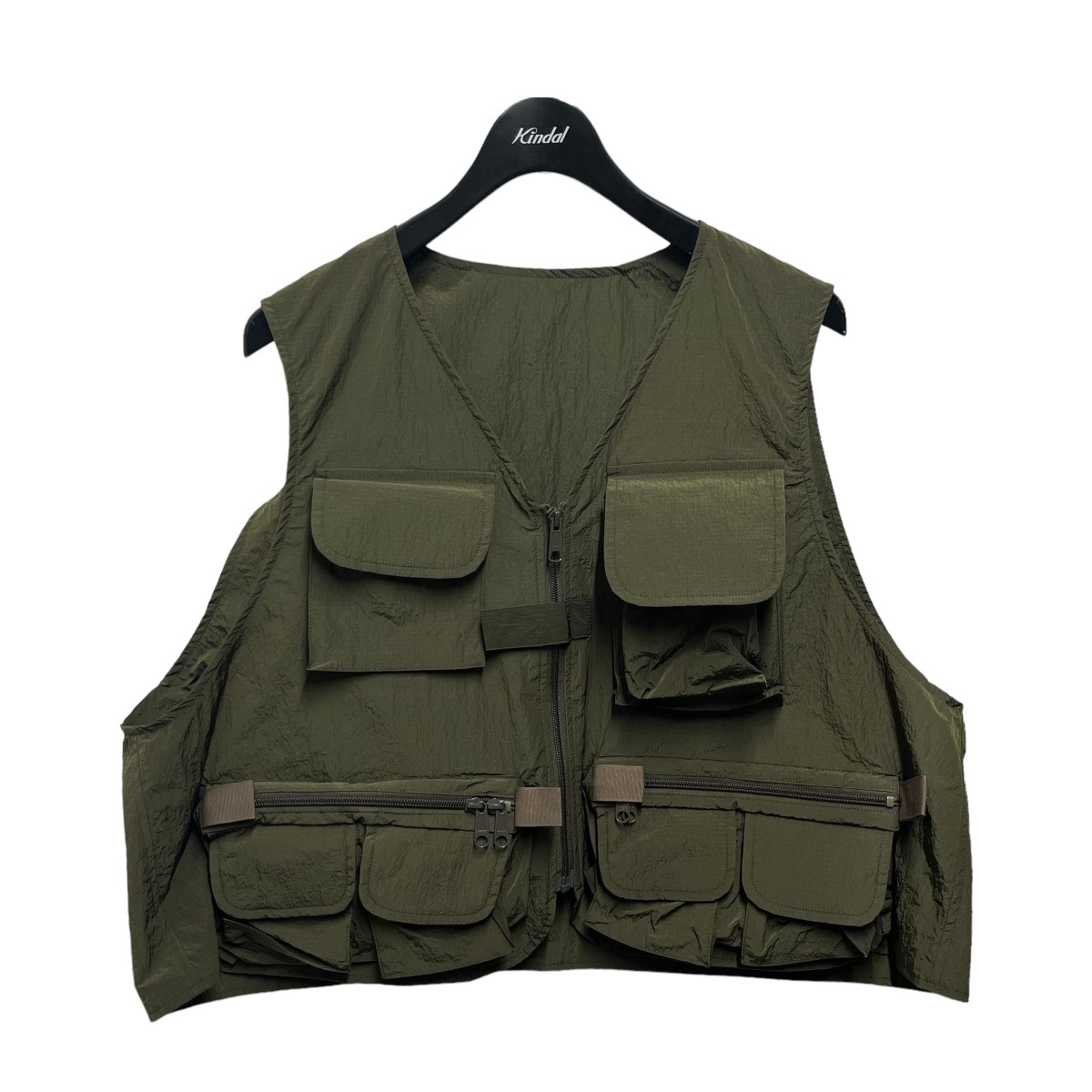 トップス UNTRACE 25ss zipper vest UNTRACE 25SS アントレース ジッパーベスト ダークネイビー 1