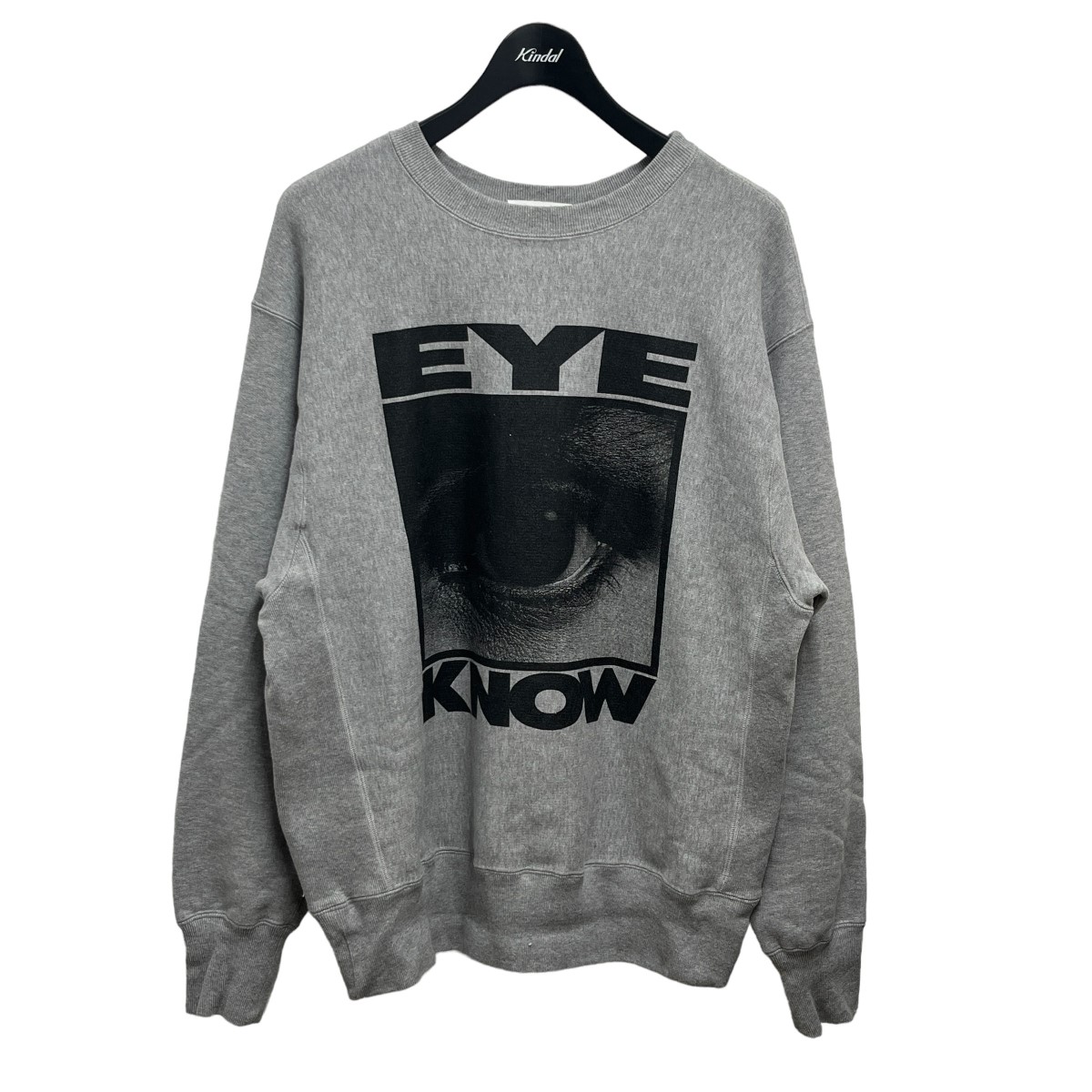 【中古】 19SO 23AW EYE KNOW スウェット グレー サイズ：L 【価格見直し】