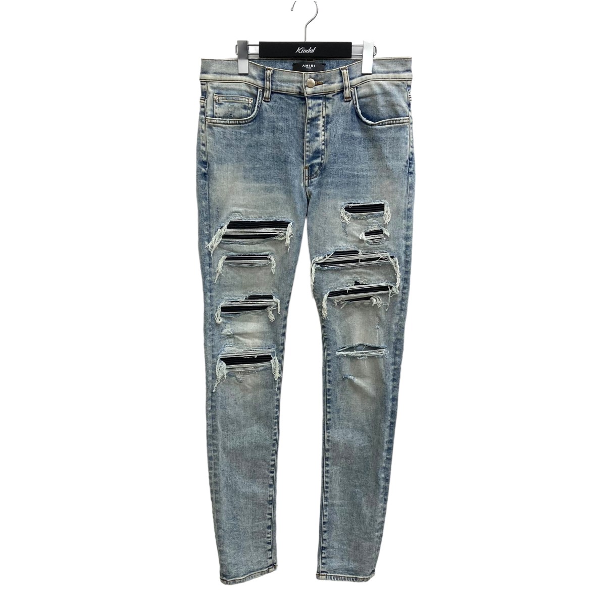 楽天市場】【中古】AMIRI Mx2 Skinny-Fit Leather-Panelled