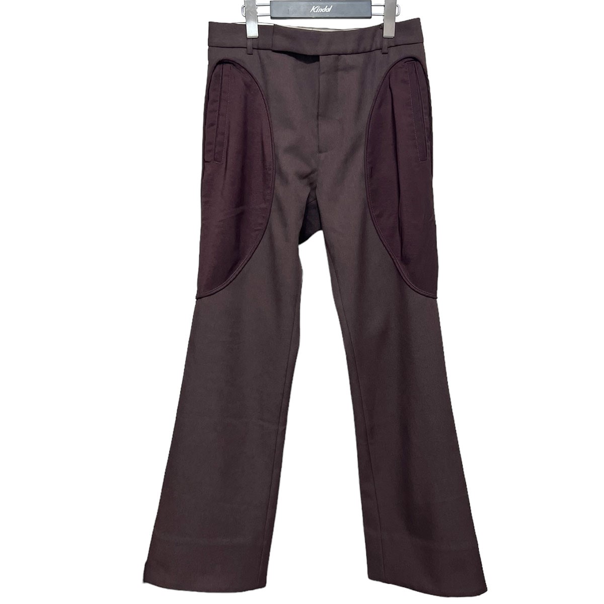 【中古】CORNERSTONE　23AW FLARE PANT フレアパンツ CMBP2303018 ブラウン サイズ：46 【110824】（コーナーストーン）｜ブランド古着のカインドオル 23,998円