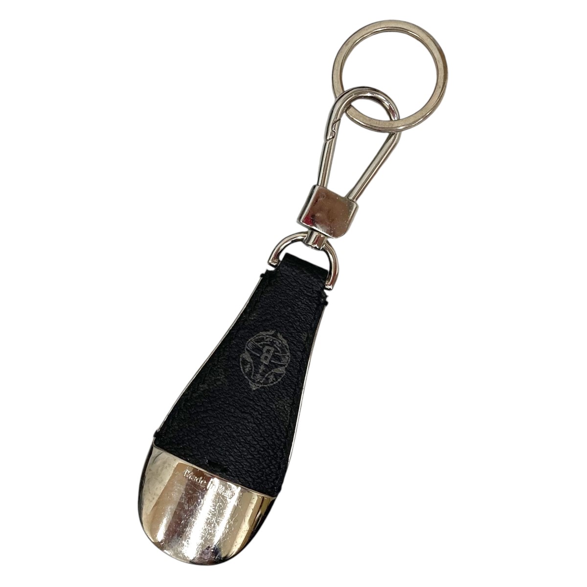 ベルルッティ　フルスクリットレザー シューホーン キーリング　靴べら　チャーム X305433_shoehorn-scritto-