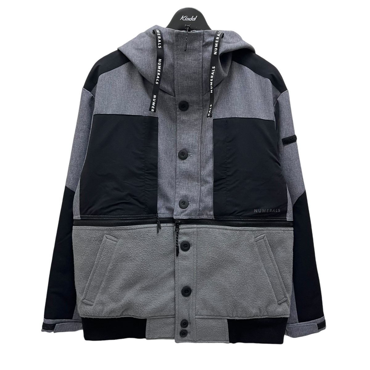 【楽天市場】【中古】NUMERALS コート丈付き 2WAY ジャケット NM96MK00AD グレー サイズ：M 【260924】（ヌメラル