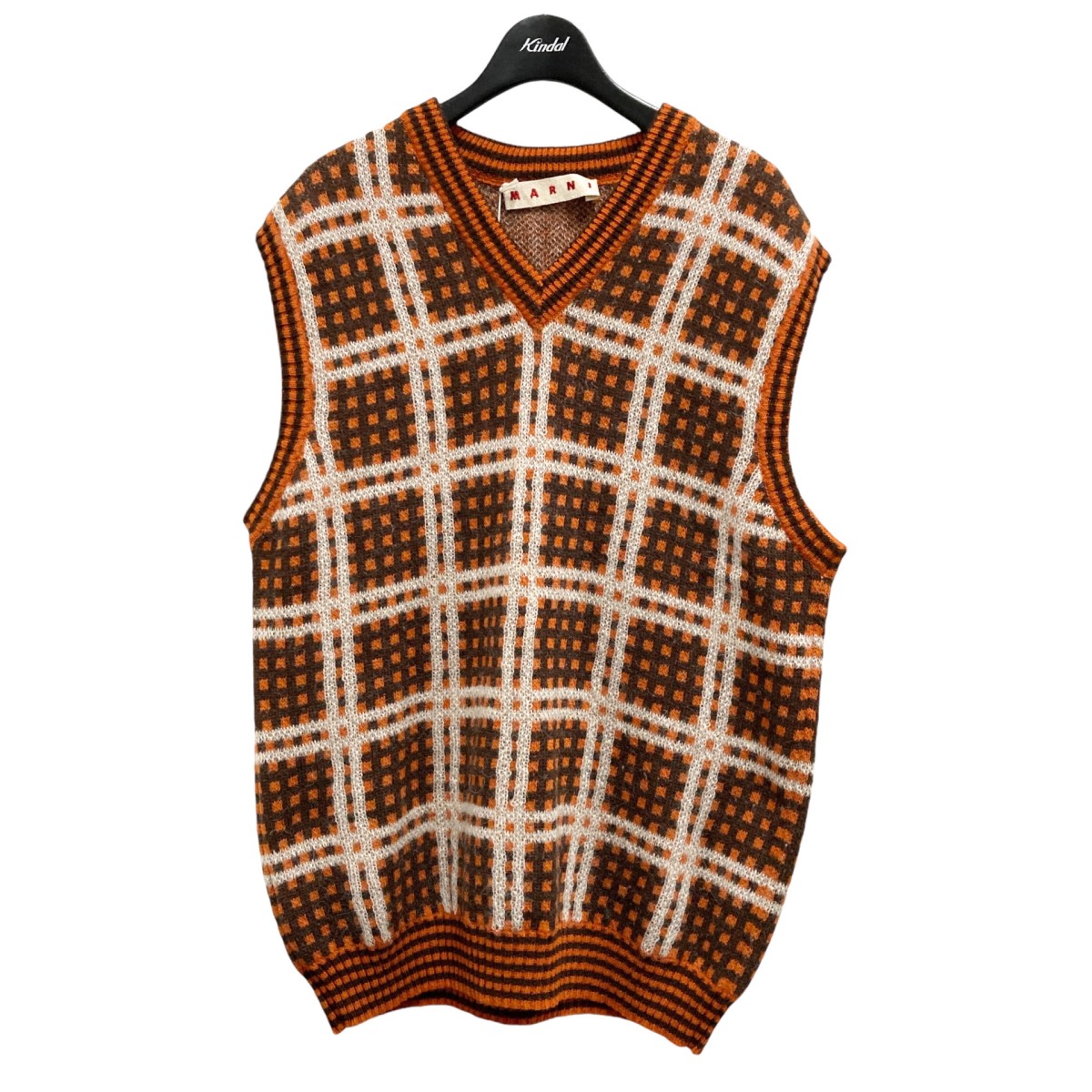 楽天市場】【マルニ】Marni アーガイル セーター ニットベスト