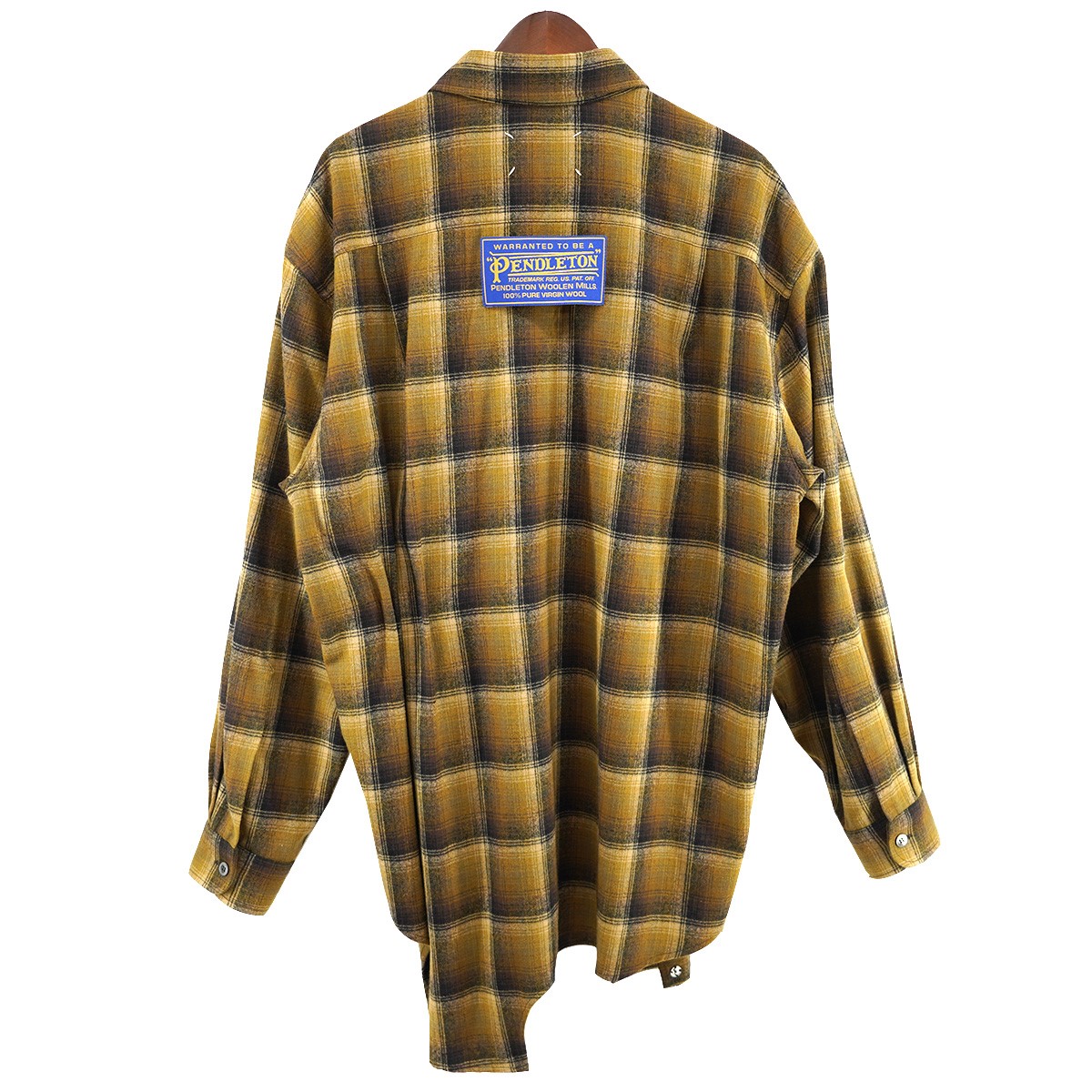 【楽天市場】【中古】Maison Margiela×PENDLETON 24SS PENDLETON Asymmetric Plaid