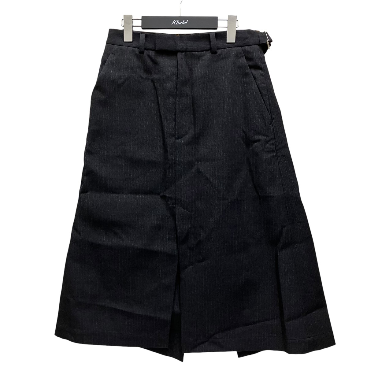 【中古】 INSCRIRE Chalk Strie Layerd Skirt レイヤードスカート IC222DAI22AWSK42 グレー サイズ：36 【価格見直し】