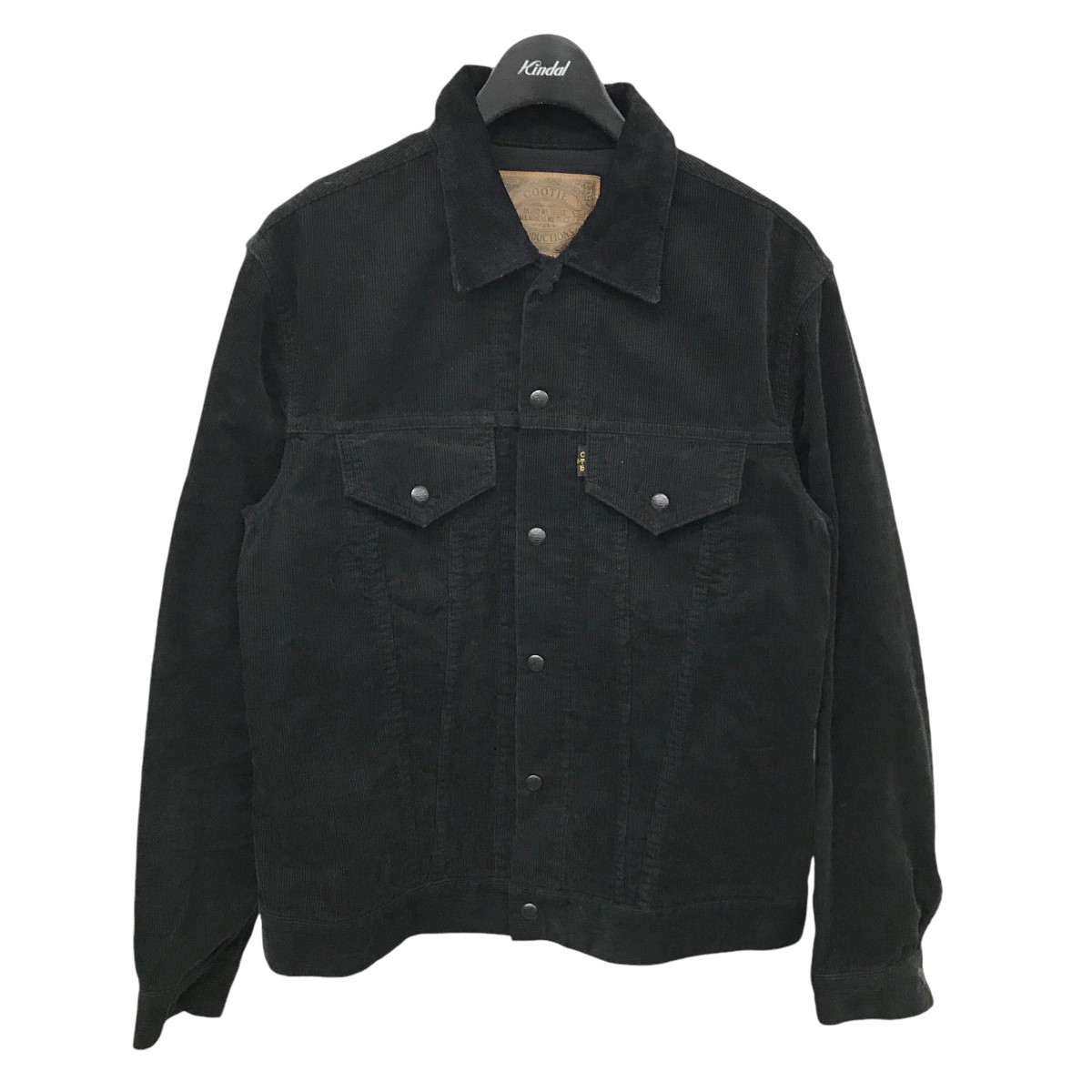 COOTIE / R/C Satin Coach Jacket -Black-