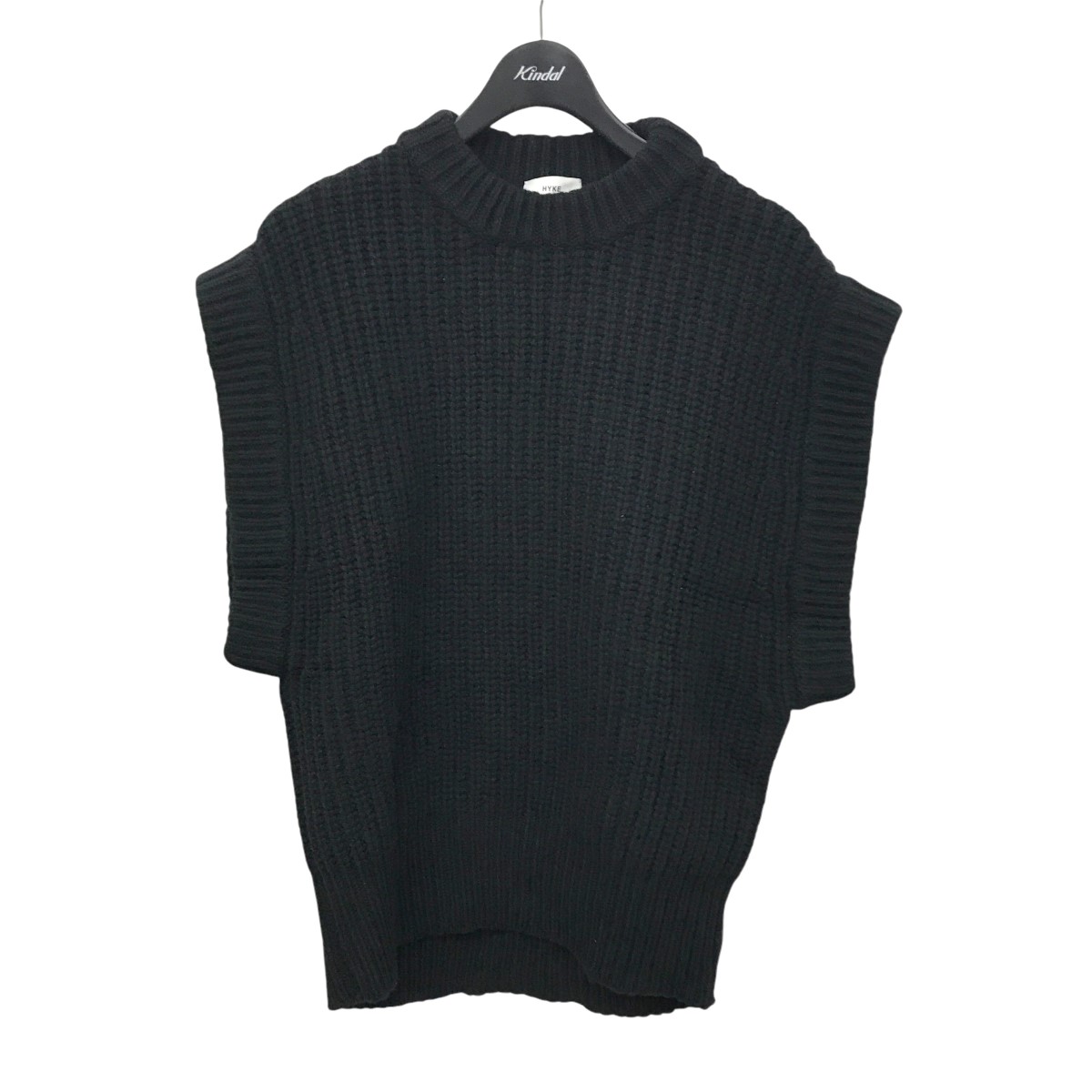 ハイクニットベスト HYKE ハイク 24SS 11362 CROCHETED CROPPED SWEATER TOP