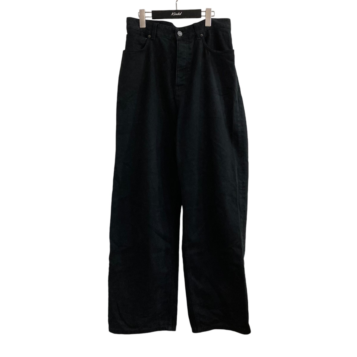 BALENCIAGA バギーデニムパンツ サイズM BALENCIAGA】デニム・サイズステッカー入りバギー・パンツ