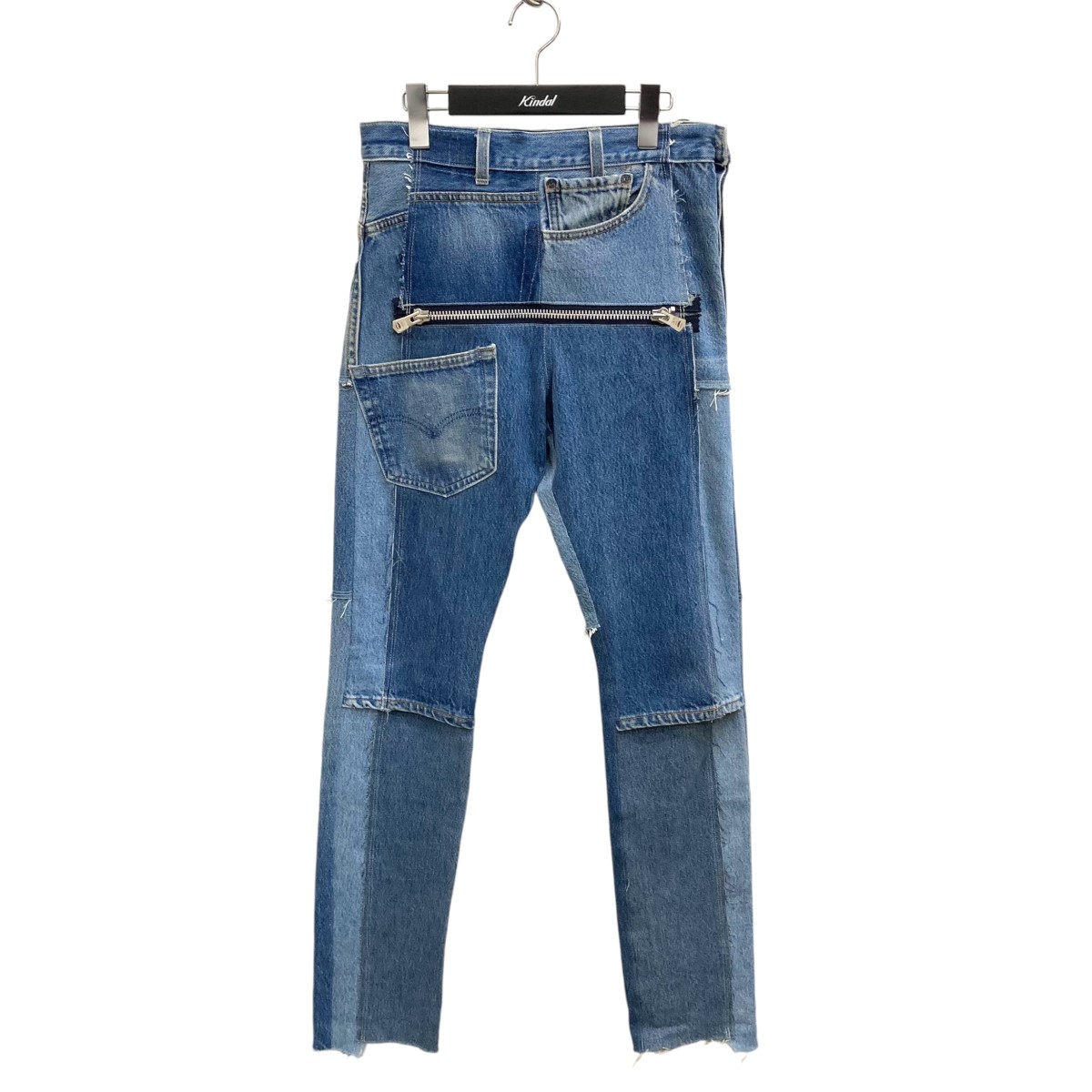 【中古】 TAKAHIROMIYASHITA TheSoloIst． 再構築リメイクデニムパンツ sw．0151 ブルー サイズ：46 【価格見直し】