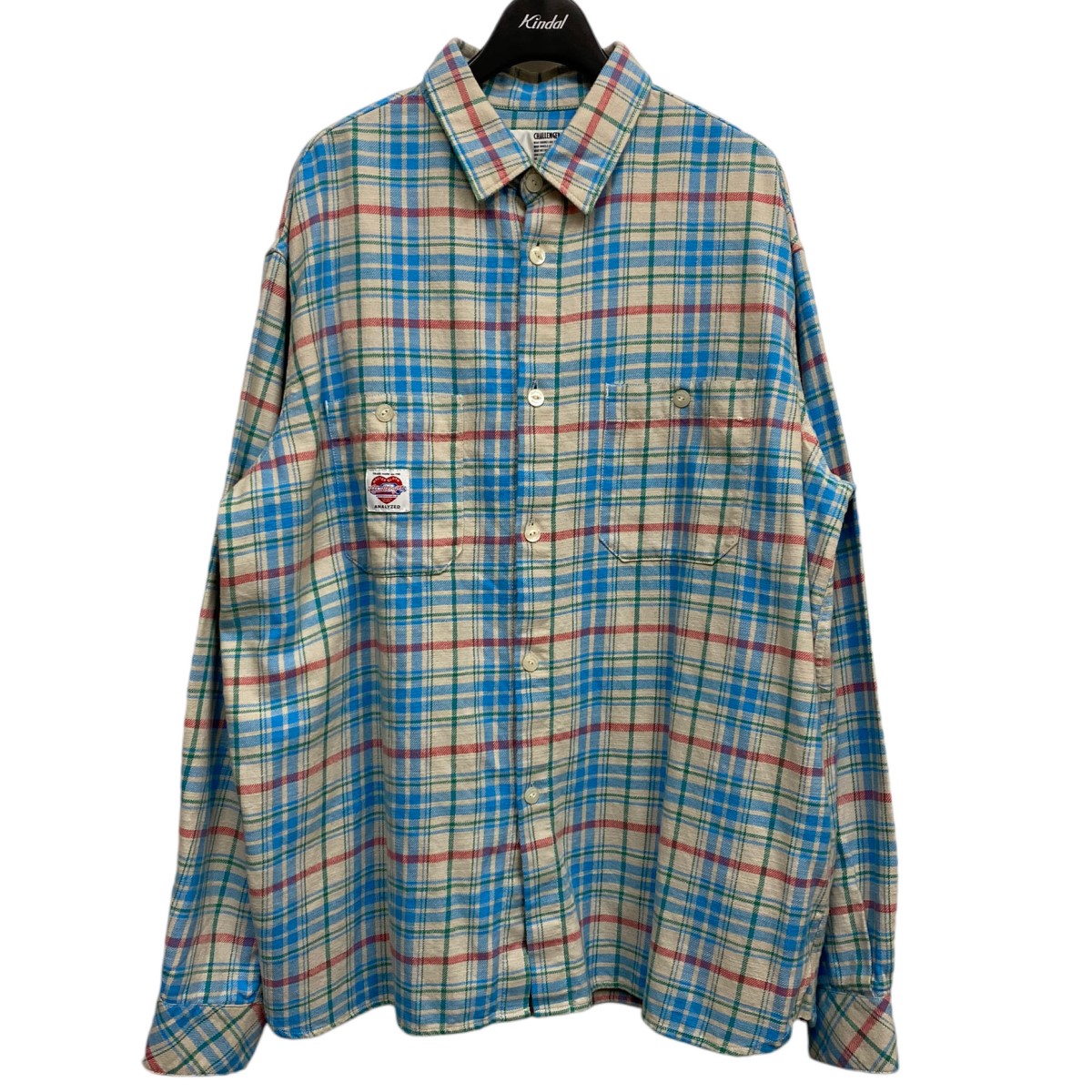 楽天市場】【中古】CHALLENGER 21AW PAISLEY NEL SHIRTペイズリーバンダナシャツ グレー サイズ：L 【151124】（ チャレンジャー） : ブランド古着のカインドオル